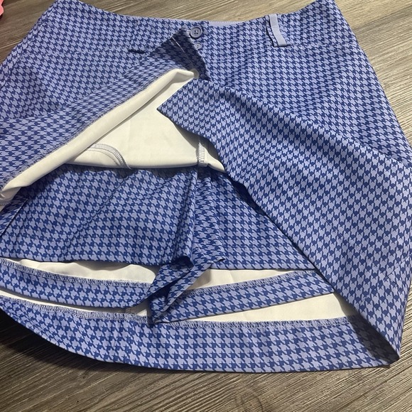 NIKE GOLF Fit-Dry Flouncy Skirt Sz 4‎ Houndstooth Tennis Pickleball Golf Skort - Picture 4 of 9